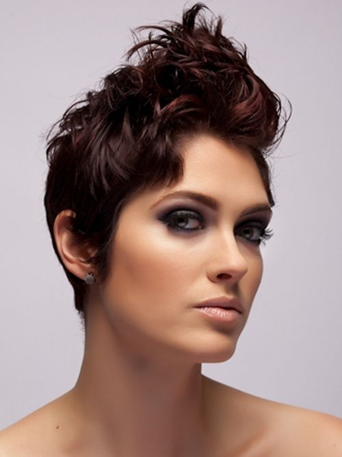 Short Spiky Hairstyles For Curly Hair