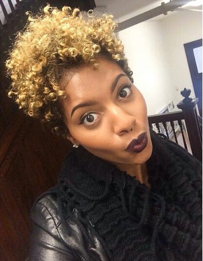 22 Cute Curly and Natural Short Hairstyles For Black Women