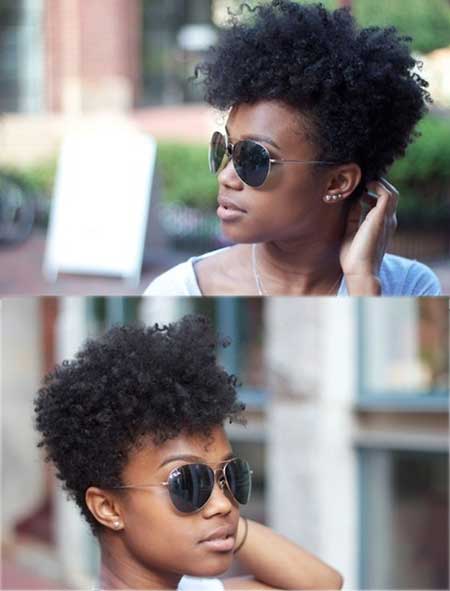 Black Short Haircuts For Natural Hair