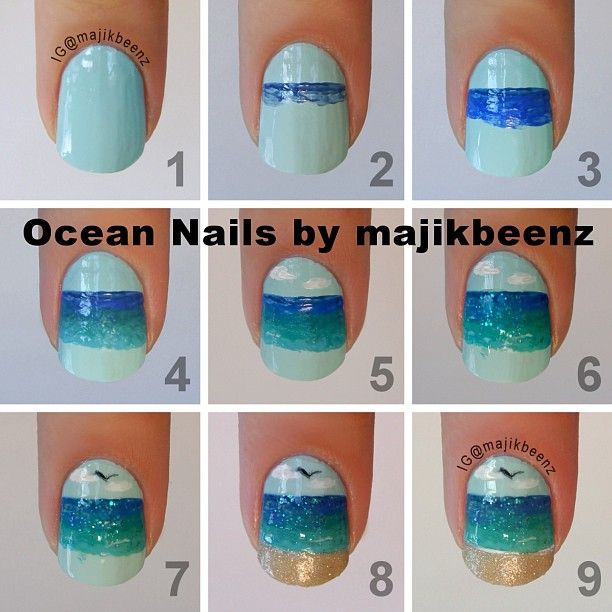 Beautiful Summer Nail Tutorials Styles Weekly