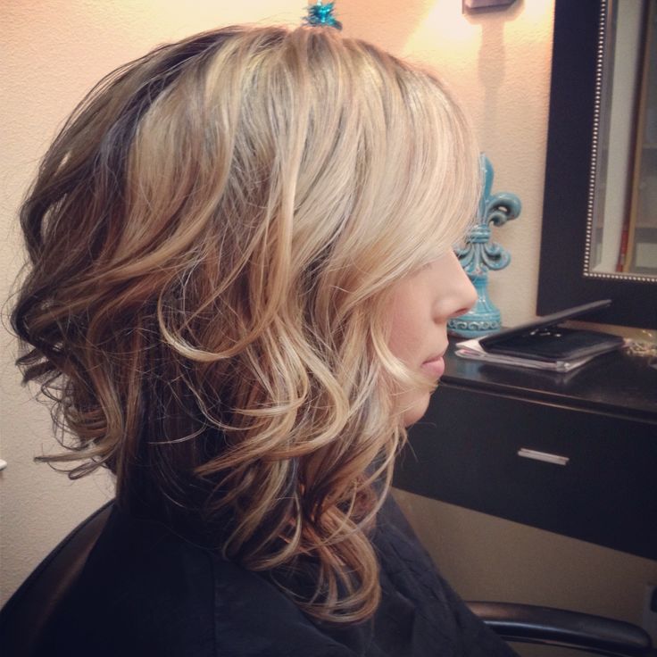 chin length wavy bob