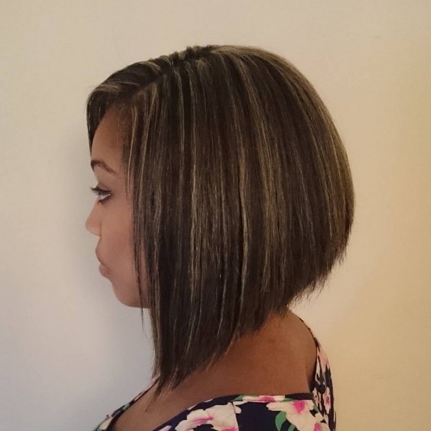 African American Inverted Bob