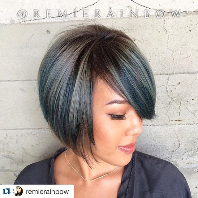 Fashion A-line Bob Haircut with bangs for short hair