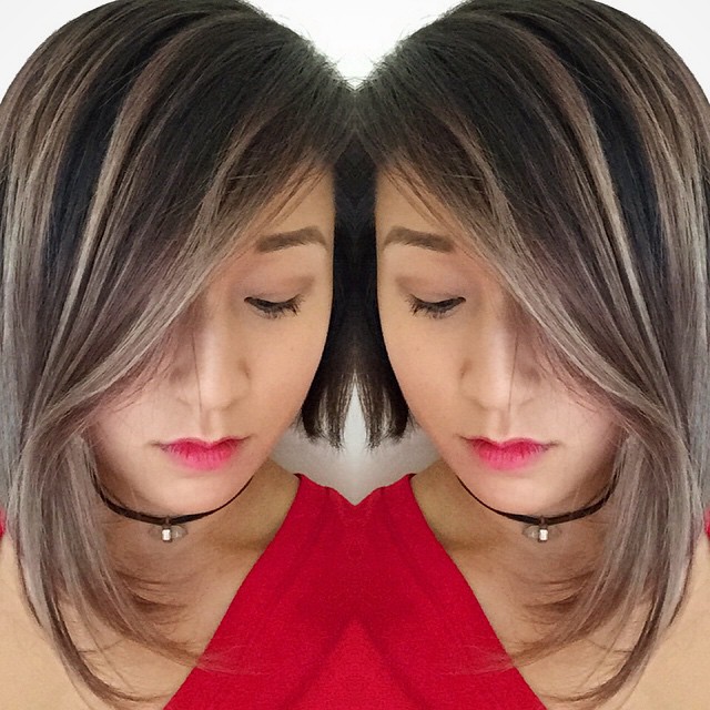 Long Angled Bob Hairstyle