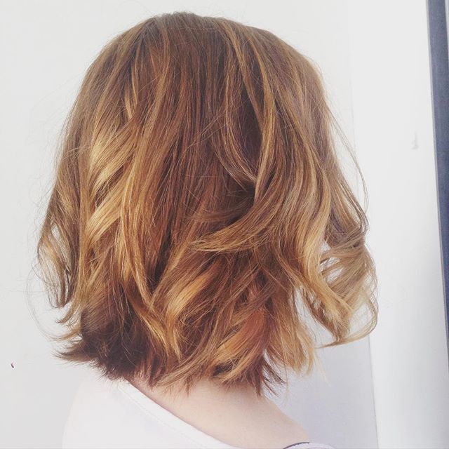 Messy Bob Hairstyle with layers