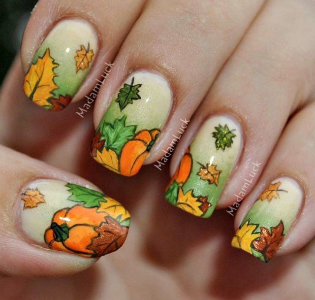 20 Fantastic Nail Designs for Thanksgiving | Styles Weekly