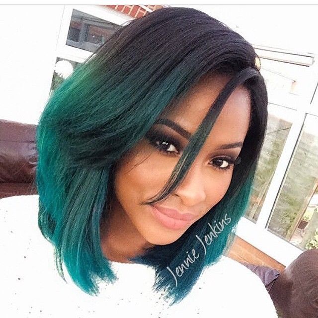 medium layered bob for black women