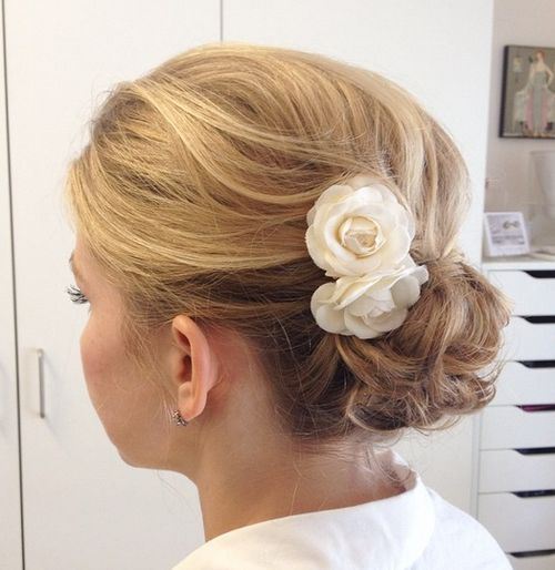 Fantastic Updo Hairstyle With Accessories