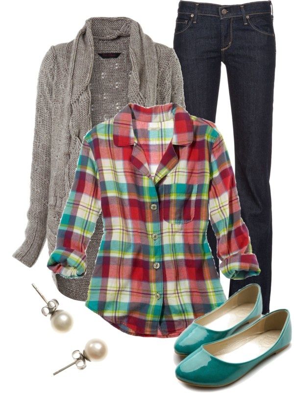 23 Pretty and Plaid Wintertime Looks