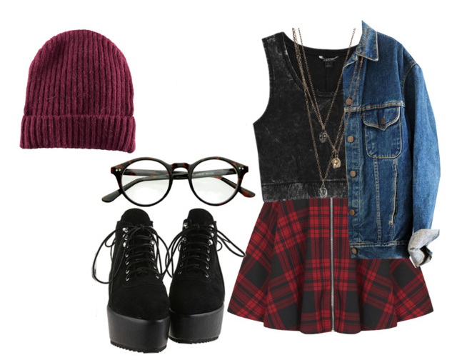 23 Pretty and Plaid Wintertime Looks