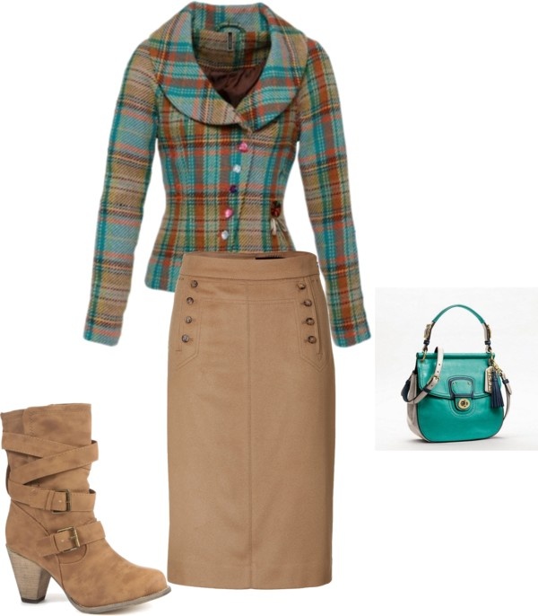 23 Pretty and Plaid Wintertime Looks