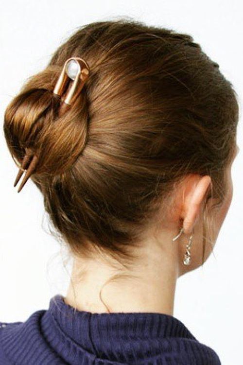 Quick Bun Hairstyle