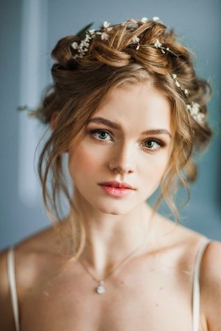 Angelic Updo Hairstyle for Brides