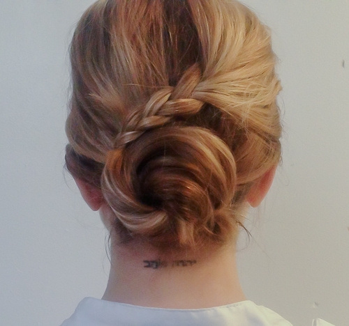 Casual Chic Twisted and Braided Hairstyle