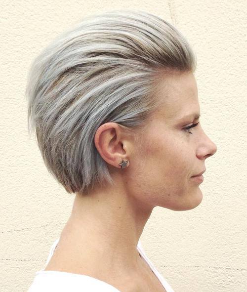 Short Ash Blonde Hairstyles