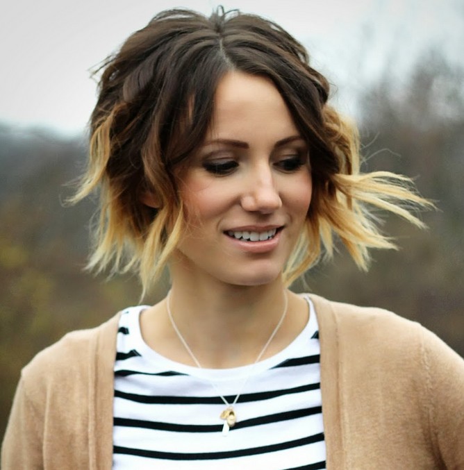 Short Ombre Hair Bob