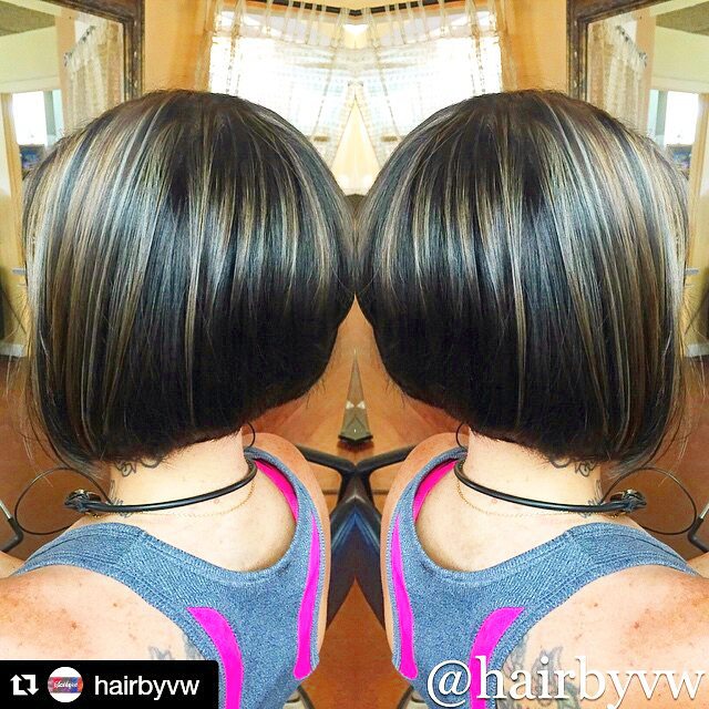 Cute short Stacked Bob Haircut