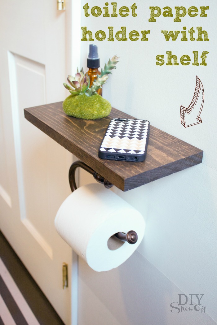 DIY Toilet Paper Holder Tutorial