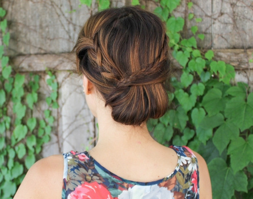 Fantastic Chignon for Long Hair