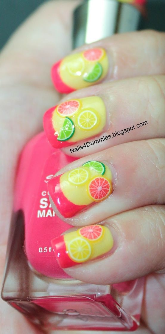 Fresh Fruit Nail Design