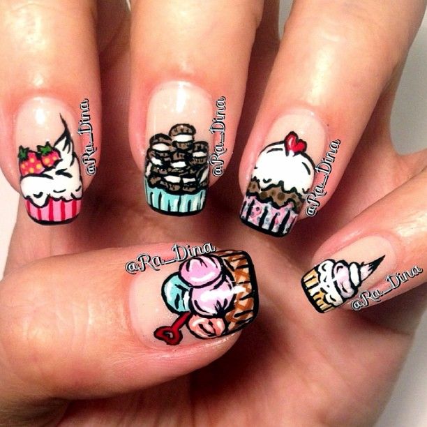 Lovely Ice Cream Nails
