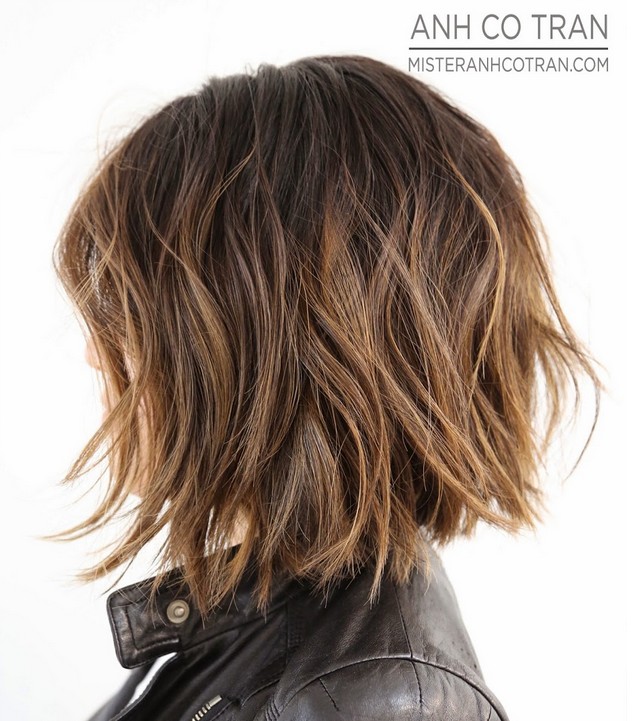 50 Long Bobs & Bob Haircuts To Shake Up Your Look : Light Brown Lob Haircut