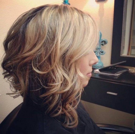 Stacked Bob With Side Bangs