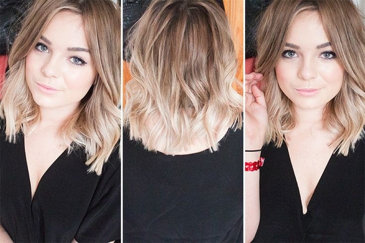 Summer hair ideas - Sweet ombre bob cut for girls