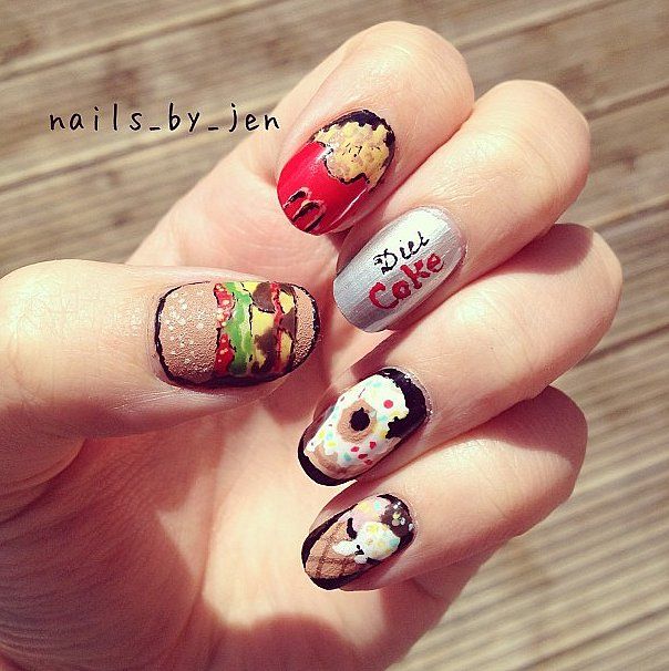 Yummy Food Nail Designs