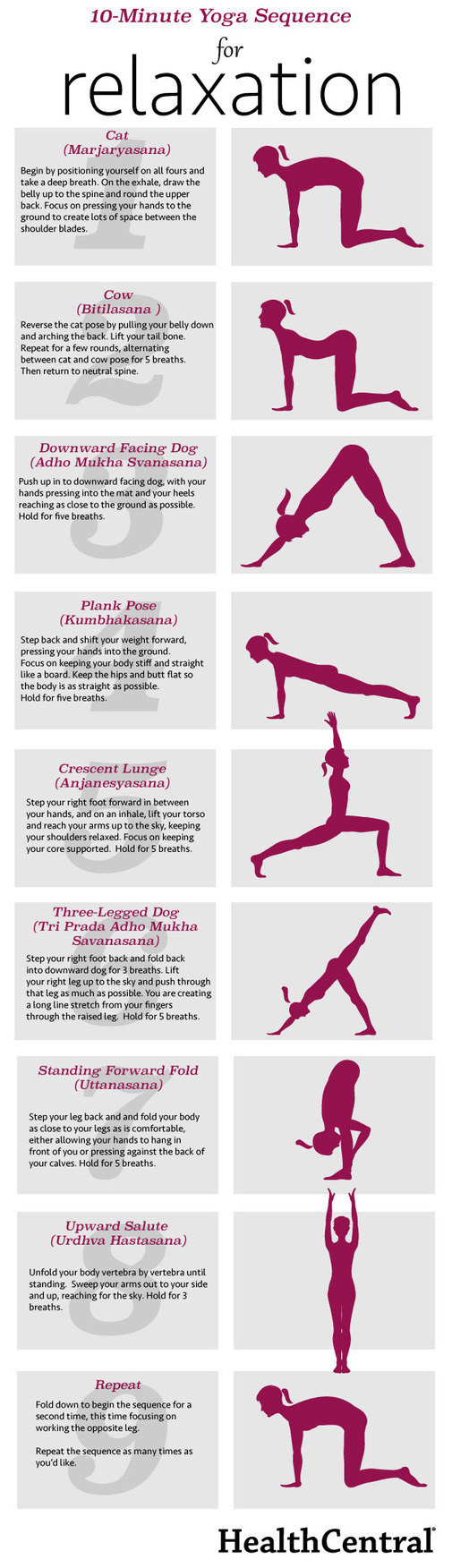 Do the Yoga Routine to Get Relaxed