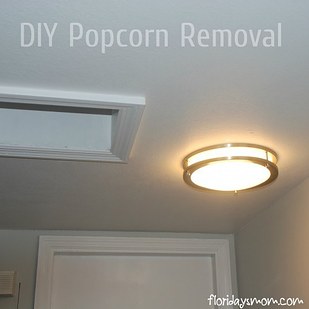 DIY Popcorn Removal