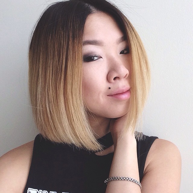 Blonde Ombre Bob Hair