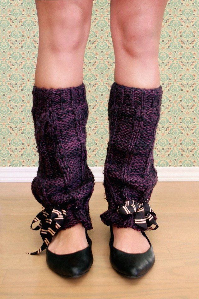 Simple DIY Leg Warmers Idea