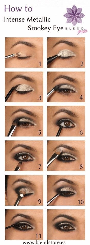 Chic Smoky Eye Makeup Tutorial for New Year