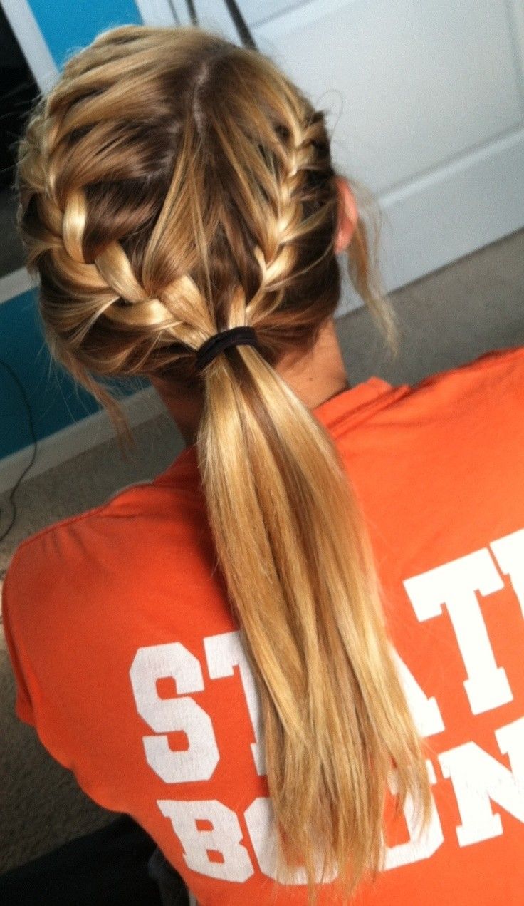 cute ways to put your hair up in a ponytail for sports