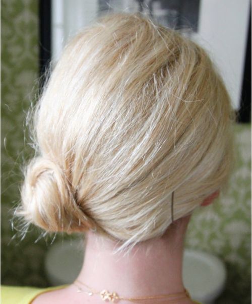 Easy Side Bun for Medium Hair