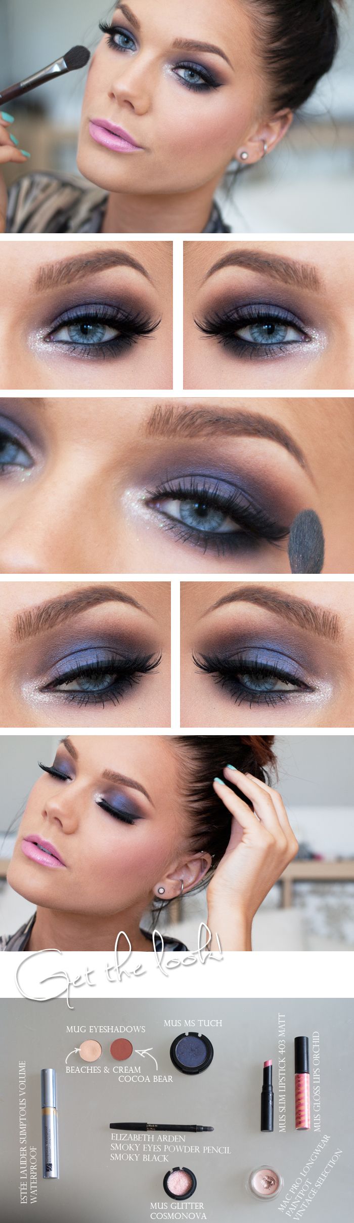 Elegant Smoky Eye Makeup Tutorial forf New Year