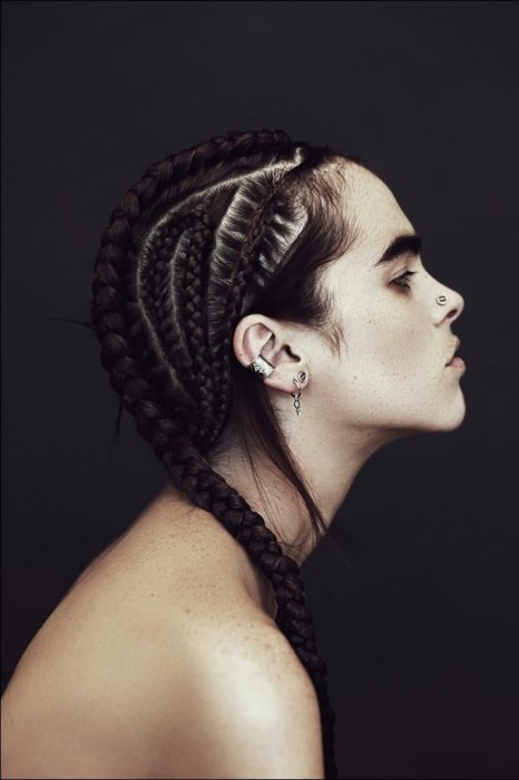 Updo Cornrow Hairstyles 2015