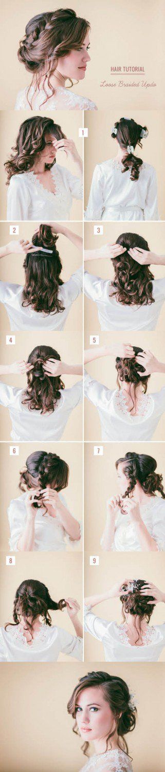 Romantic Wedding Updo Hairstyle Tutorial