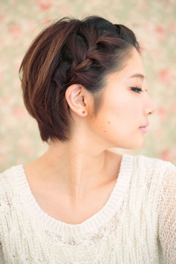 16 Beautiful Short Braided Hairstyles for Spring