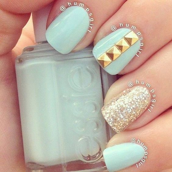 17 Fashionable Mint Nail Designs for Summer - crazyforus