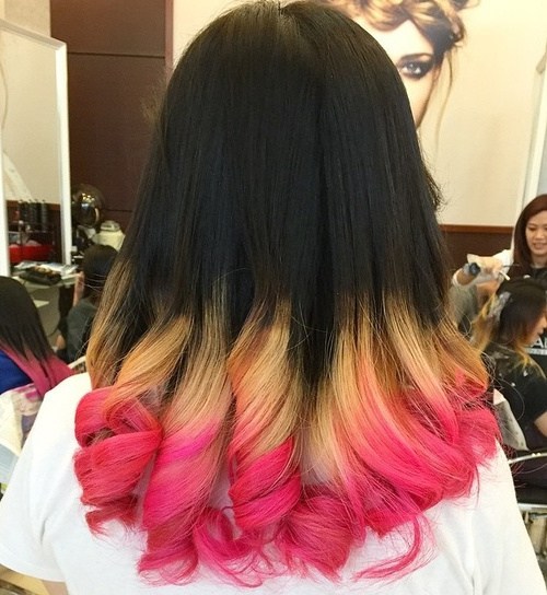 20 Pretty Ways to Style Pink Ombre Hair Looks