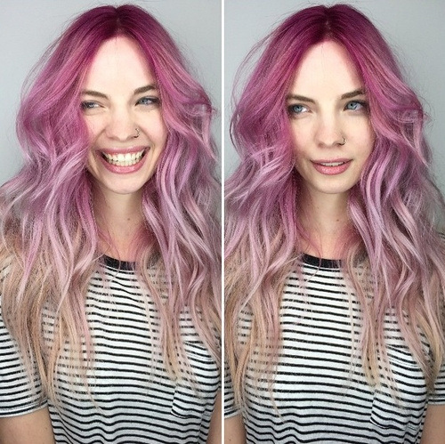 20 Pretty Ways to Style Pink Ombre Hair Looks