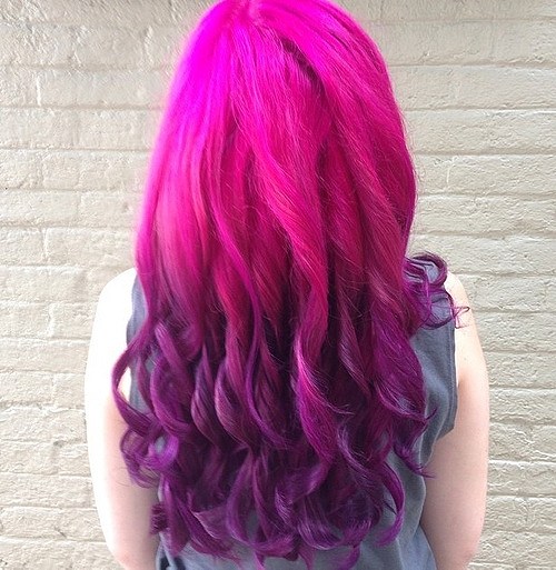 20 Pretty Ways to Style Pink Ombre Hair Looks