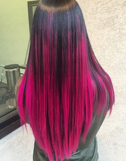 20 Pretty Ways to Style Pink Ombre Hair Looks