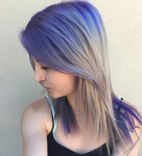 22 Hot Hair Color Ideas Lavender Ombre Hair Purple Ombre Hair