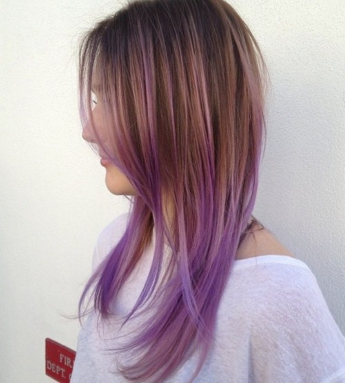 22 Lavender Ombre Hairstyles for the Season