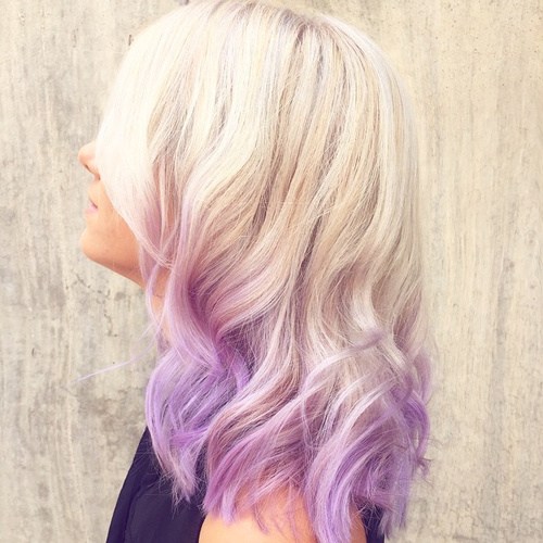 22 Hot Hair Color Ideas – Lavender Ombre Hair & Purple Ombre Hairstyles ...