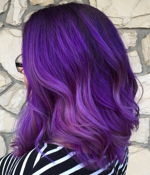 22 Hot Hair Color Ideas – Lavender Ombre Hair & Purple Ombre Hairstyles ...