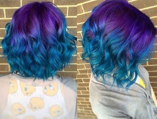 Blue Ombre Hairstyle